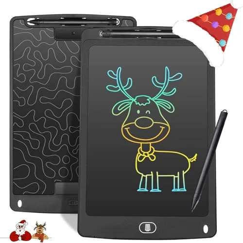 Czemo Tableta de Escritura LCD, 10" Pulgadas Tableta Gráfica,Portátil Pizarra Electronica Tableta de Dibujo con Botón de Bloqueo Ideal para Niños y Adultos