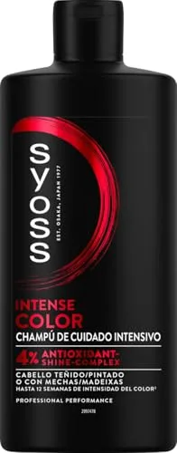 Syoss - Champú Color, 440 ml, Para cabello teñido o con mechas, Protege la intensidad del color hasta 12 semanas, Cabello como recién salido de la peluquería