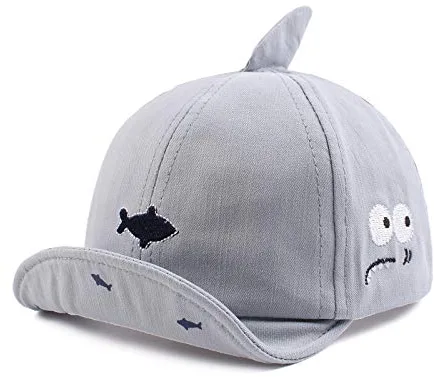 Sombrero para bebé o niño de algodón, Gorra de Sol, para bebé o niño, Primavera de Verano (Bleu, 3-12 Meses, 3_Months)