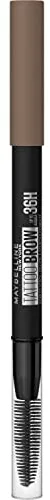 Maybelline New York, Lápiz de cejas Tattoo Brow 36H, Cejas rellenas y naturales, Larga duración, Resistente al agua, Tono 02 Blonde, 21 g