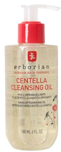 Erborian - Centella Cleansing Oil - Aceite Desmaquillante para Rostro con Centella Asiática - Todo Tipo de Pieles - Cuidado Cosmético Coreano - 180ml