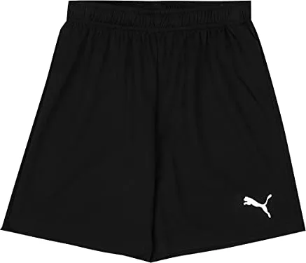 Puma teamRISE Short Jr, Pantalón Corto Unisex Bebé, Multicolor (Black/White), 140