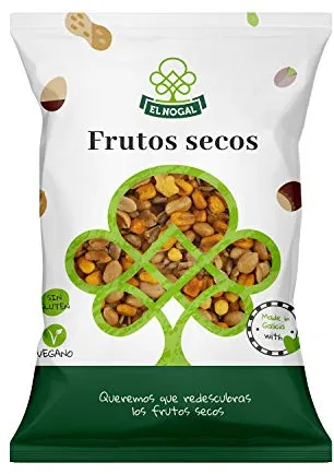 EL NOGAL Frutos Secos Cóctel de Frutos Secos Variados Bolsa, 1000 G