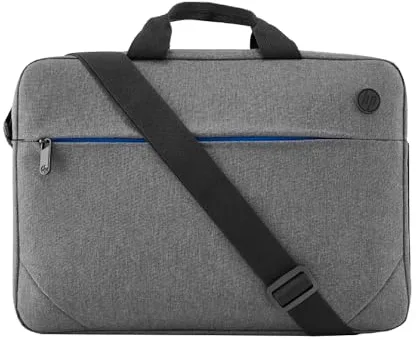 HP Prelude Bolsa para Portátil de 15,6" - (Correa Ajustable, Bolsillo Acolchado, Tejido Resistente al Agua), Color Gris