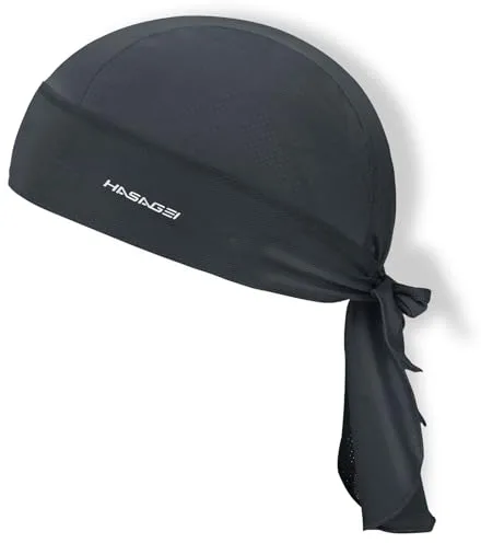 HASAGEI Sports Bandana Cap Durag Bandana Pañuelo para la Cabeza Bicicleta Sombrero Transpirable Absorbe el Sudor