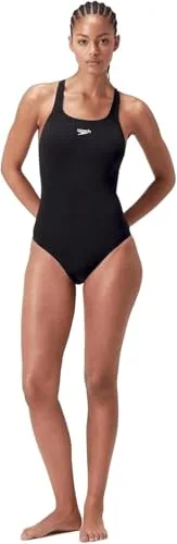Speedo Mujer Bañador Eco Endurance+ Medalist | Corte Deportivo | Diseño clásico | Tejido Reciclado | Resistente al Cloro | Más flexibilidad