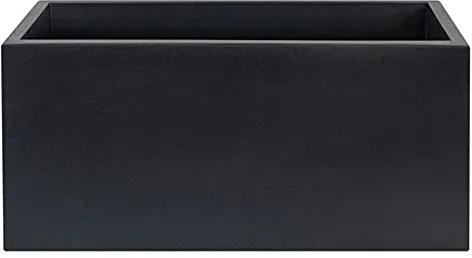 WELL HOME MOBILIARIO & DECORACIÓN MACETERO DE POLIETILENO POR ROTOMOLDEO COLOR ANTRACITA 60x20x20 CM
