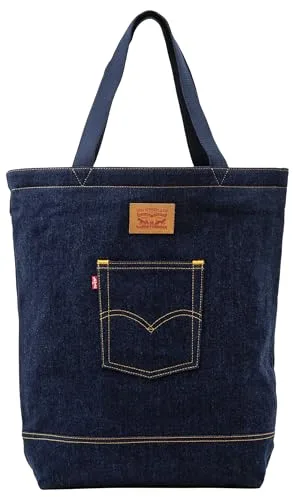 Levi's The Back Pocket Tote, Tote Bag Hombre, Azul (Navy Blue), Talla Única