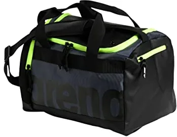 Arena Spiky III Duffle 25 Bolsa de Deporte, Adultos Unisex, Dark_Smoke-Neon_Yellow (Multicolor), Talla Única