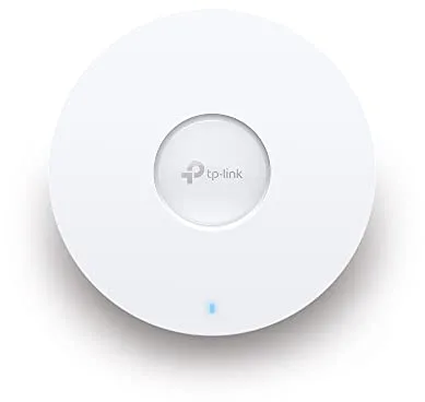 TP-Link EAP610 Punto de Acceso WiFi 6, Velocidad WiFi AX1800, Soporta Mesh, PoE, OFDMA, Roaming Continuo, MU-MIMO. SDN Integrado, Acceso a la Nube, App Omada, Blanco