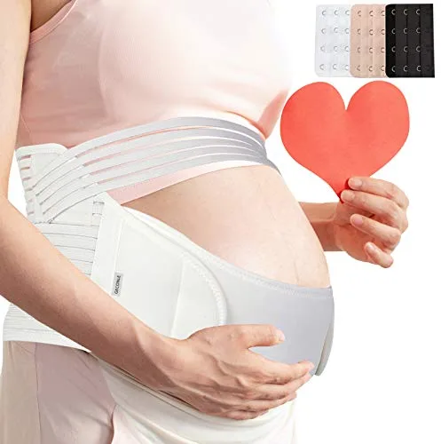 GECONLE Cinturón Embarazadas Faja Premamá Cinturón de Maternidad para Espalda, Pelvis, Caderas, Abdominals Premamá Banda