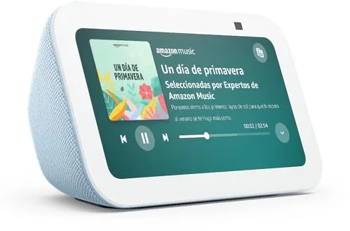 Echo Show 5 (Última generación) | Pantalla táctil inteligente con Alexa diseñada para controlar tus dispositivos de Hogar digital y más | Gris azulado