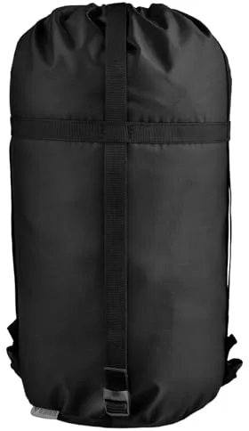 TRIWONDER Saco de Compresión con Cordón 8L/15L/25L/35L Bolsa de Almacenamiento para Saco de Dormir Impermeable y Ultraligero para Camping Senderismo Mochilero Viajes (Negro, L)