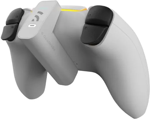 Remotto5 - Cargador para Mando de PS5 Inalámbrico - Batería Portátil para DualSense Juega Mientras Carga - Larga Duración +12 Horas de Autonomía - PS5 Accesorios