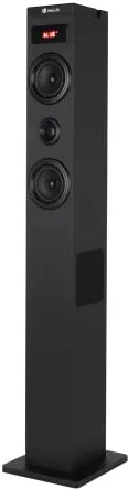 NGS Sky Charm 2.1- Torre de Sonido Bluetooth 80W con Entrada Óptica, USB, Radio FM y AUX IN