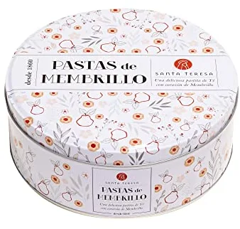 Santa Teresa - Lata De Pastas De Membrillo - Elaboradas De Manera Artesanal Con Ingredientes Naturales. Sin Aditivos Y Sin Conservantes - Caja De Edición Especial - 600 Gr