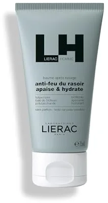 Lierac Homme - Bálsamo After Shave Calmante 75ml - Calma, Hidrata y Repara la Piel Post Afeitado - Para Hombres