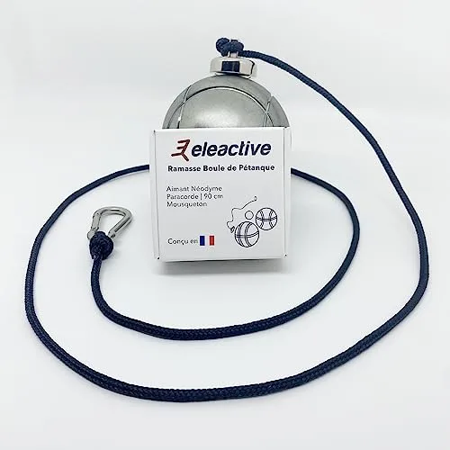 Eleactive Accesorio de Pastilla de Bola de Petanca magnética para Aficionados y competición Imán de neodimio ultrapotente
