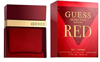 GUESS Seductive Red, Eau de Toilette, Perfume Hombre, Oriental Especiado, Perfume Elegante de Larga Duración, 50 ml