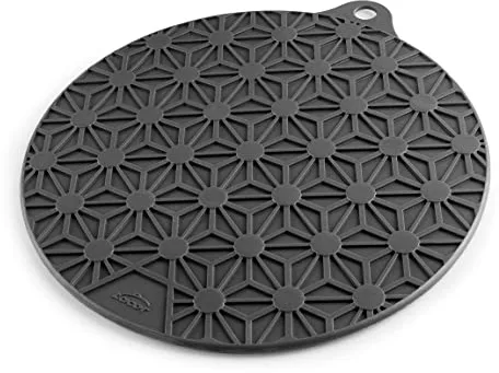 LACOR 63042 Salvamantel Magnético Grip, Mantel Altas Temperaturas, Protector de Silicona, 4 Potentes Imanes Integrados, Libre de BPA, 20 cm