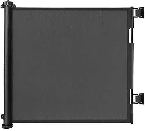 Barandilla de Seguridad retráctil 0-150 cm, barandilla de Seguridad Barandilla de Seguridad para niños, Gatos y Perros, Apta para Interiores y Exteriores Barrera Seguridad niños