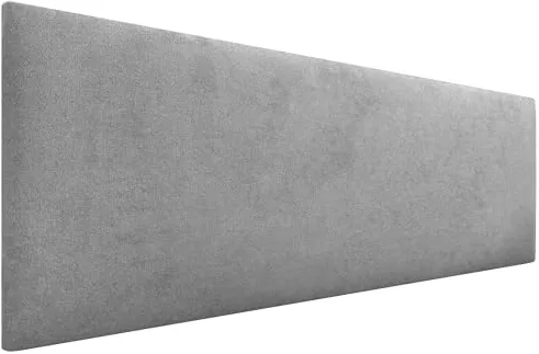 DHOME Cabecero de Polipiel o Tela AQUALINE Liso cabeceros Cabezal tapizado Cama Lujo (Tela Gris, 135cm (Camas 120/135/140))