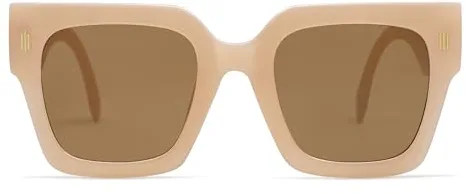 SOJOS Gafas de sol cuadradas de gran tamaño vintage para mujeres, gafas de sol de lujo retro para mujeres protección UV400 SJ2194C6