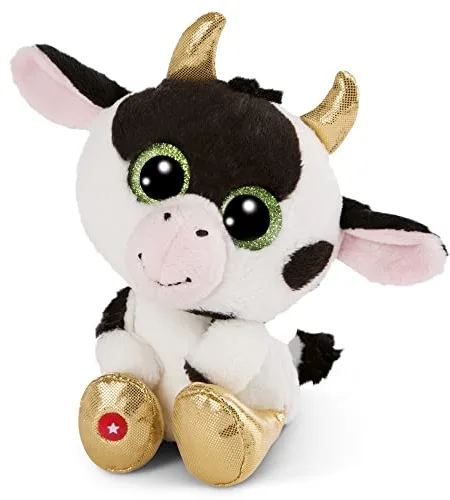 NICI Glubschis: El Original – La Vaca Moolon de Glubschis 15 cm – Animal de Relleno con Grandes Ojos Brillantes – Suave Juguete Esponjoso para los Amantes de Juguetes tiernos