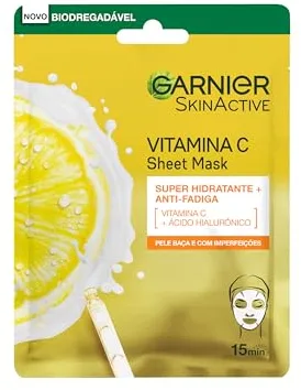 Garnier SkinActive Mascarilla Facial Vitamina C, 1 unidade