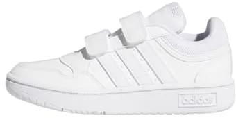 adidas Hoops Lifestyle Basketball Hook-and-Loop Shoes, Zapatos Unisex niños, Cloud White Cloud White Cloud White, 31 EU