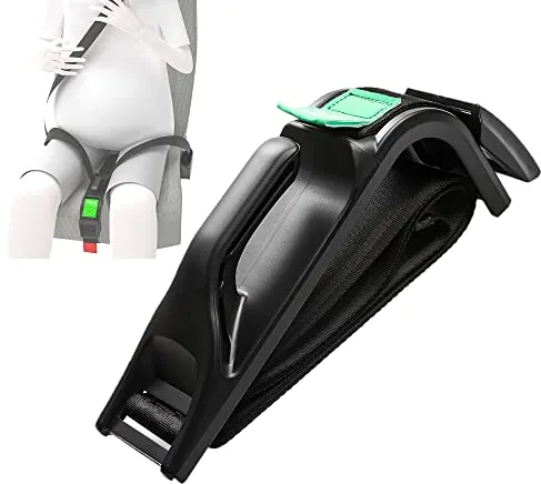 Hikig Cinturón de Seguridad para Embarazo, Evita la Compresión del Abdomen, Comodidad y Seguridad, Ajuste de Asiento de Coche de Maternidad para Proteger al Bebé Nonato