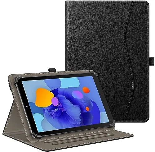 Fintie Funda Tablet 10 Pulgadas [Universal 9"-10.9"] de Multiángulo con Bolsillo, Compatible con Lenovo/Huawei/Realme Pad/YOTOPT/SUMTAB/TECLAST/Blackview/MEBERRY/YESTEL/FACETEL - Negro