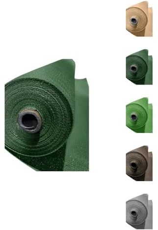 Jardin202 - Malla de Ocultación 120 g/m2 | Ocultación y Privacidad para su Terraza o Jardín | Seleccione Medida y Color | 2 x 10 Metros (Verde Oscuro)