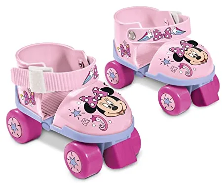 Mondo Toys - Patines de Ruedas Ajustables Minnie Disney para Niños, Talla del 22 al 29-28701