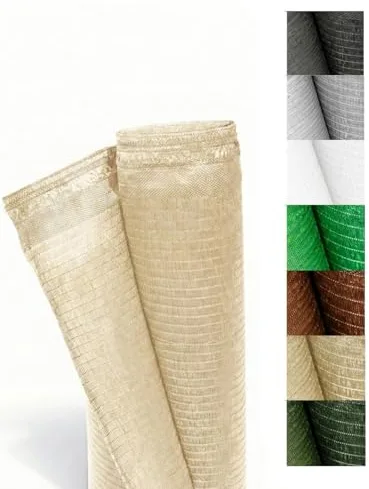 Jardin202 - Malla de Ocultación 110g/m² Premium | Sombreo y Privacidad para Jardín, Vallas, Patios y Terrazas | Protección UV | 1 x 10 Metros (Beige)