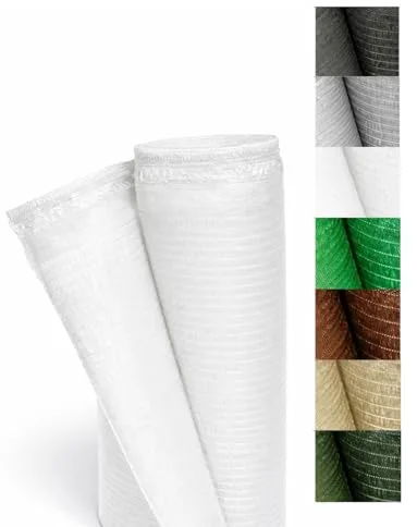 Jardin202 - Malla de Ocultación 110g/m² Premium | Sombreo y Privacidad para Jardín, Vallas, Patios y Terrazas | Protección UV | 2 x 10 Metros (Blanca)