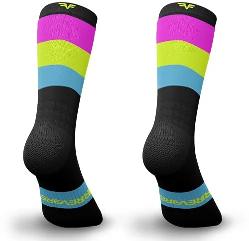 IRREVERENT Calcetines Deportivos Compresivos y Altos para Running, Crossfit, Ciclismo, Pádel, Baloncesto - Fabricado en España.