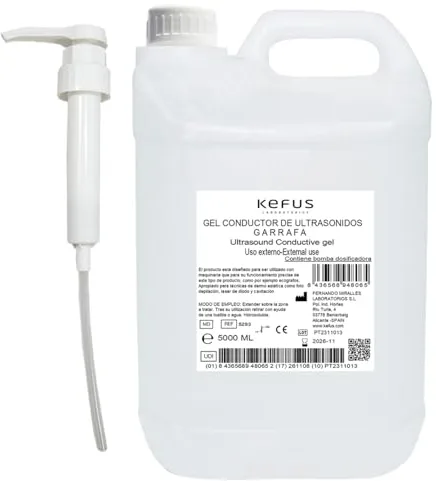 Gel conductor ultrasonido garrafa 5 L.
