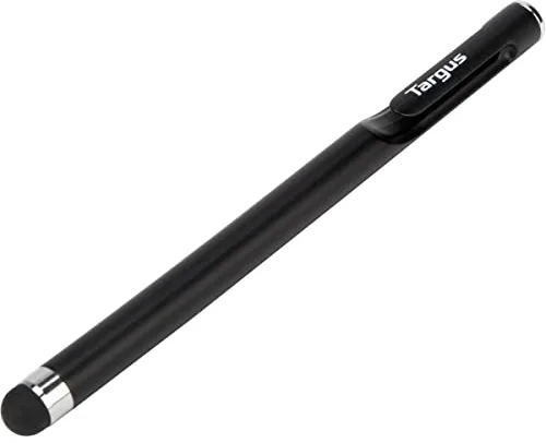 Targus Lápiz óptico antimicrobiano Stylus, lápiz universal para smartphones y pantallas táctiles, lápiz táctil compatible con todos los dispositivos – Negro, AMM165AMGL