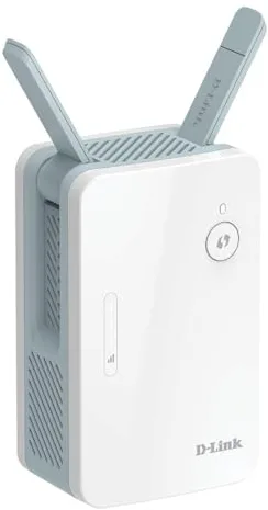 D-Link E15 EAGLE PRO AI AX1500, Extensor de Pared, Wi-Fi 6 1500 Mbps, WiFi Mesh Inteligente con router o nodos Eagle Pro AI de D-Link, HotSpot con puerto Gigabit, WPA3