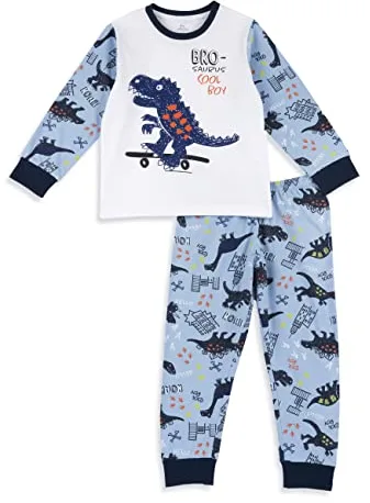 Chicco, Pijama Niño, Pijama Largo de Algodón Ligero con Diseño de Dragón, Ropa de Dormir para Niño, Designed in Italy