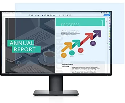 Lonkenn 27 Pulgadas Filtro de Anti Luz Azul, Protector de Pantalla Premium, Filtro Anti Deslumbrante Protección para Los Ojos Protector de Pantalla para 27" 16:9 Ordenador Monitor(WxH:598 * 337mm)