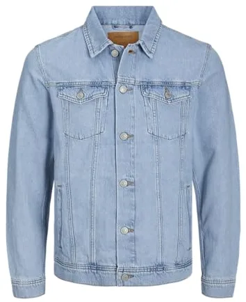 JACK&JONES JJIJEAN JJJACKET MF 756 NOOS, Chaqueta de los hombres, Blue Denim, XL