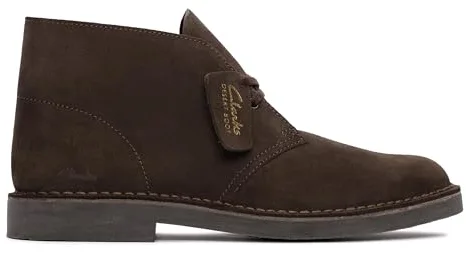 Clarks - Desert Bt Evo, de los hombres, Dark Brown Suede,