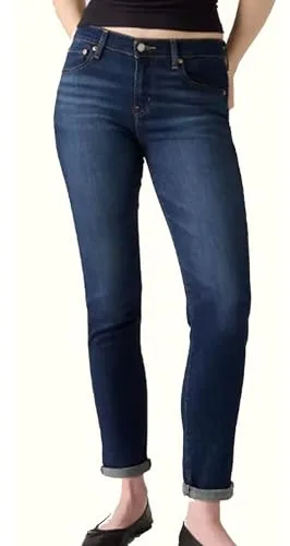 Levi's Mid Rise Boyfriend, Jeans para Mujer, Lapis Gem, 26W / 27L