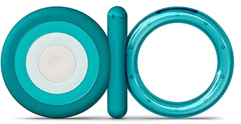 SUAVINEX Mordedor de Silicona para Bebés 4 Meses. Mordedor Refrigerante. Anillo de Dentición Flexible y Ligero. Diseño Mariposa. Color Azul, 401438