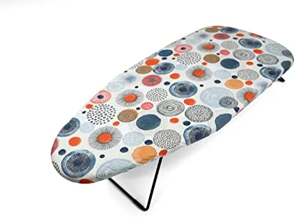 Jata HPLA5213 - Tabla de Planchar Sobremesa | Plegable Compacta | Malla Metálica | Válida para Colgar | Estampada | Dimensiones: 75 x 34 cm