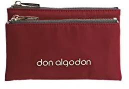 DON ALGODON Y Simona, Monedero Mujer, Carteras De Con Tarjetero Burdeos, Estándar
