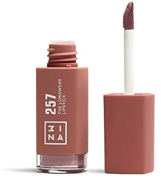 3INA MAKEUP - The Longwear Lipstick 257 - Labial Líquido Rosa de Larga Duración con Acido Hialurónico para Hidratar los Labios - Barra de Labios Matte de Alta Pigmentación - Vegan - Cruelty Free