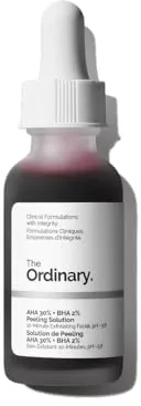 The Ordinary AHA 30% + BHA 2% Peeling Solution, Solución Exfoliante con Alfahidroxiácidos y Betahidroxiácidos, Exfoliación avanzada para una piel más luminosa, 30 ml